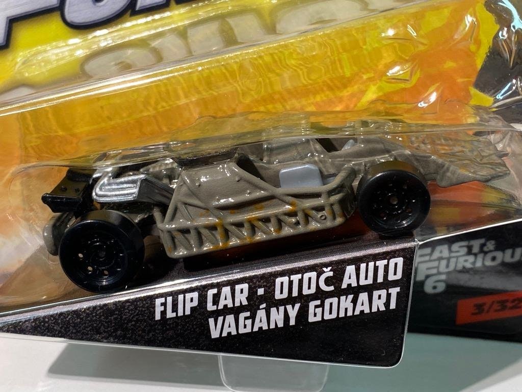 Skala 1/55 Fast & Furious fr Mattel: Flip Car- Vagány Gocart