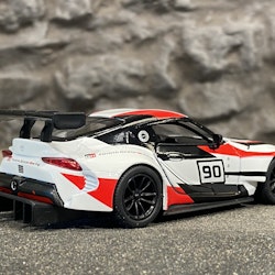 Skala 1/36 Vit, TOYOTA GR SUPRA - Racing Concept från Kinsmart
