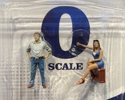 Skala 1/43, 0-skala, En man & en Lifterska (70-tal) (Set 3) - American Diorama