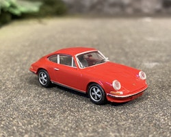 Skala 1/87 Porsche 911, Röd från Brekina
