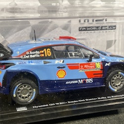 Skala 1/24 Hyundai i20 WRC #16 D Sordo/Del Barrio, Rally Portugal