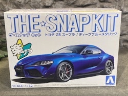 Skala 1/32 "The snap kit" Toyota Supra, Blå fr Aoshima