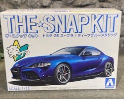 Skala 1/32 "The snap kit" Toyota Supra, Blå fr Aoshima