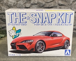Skala 1/32 "The snap kit" Toyota Supra, Röd fr Aoshima