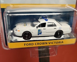 Skala 1/64 Ford Crown Victoria 22' "Fraternal order of police 75 år" fr Greenlight Excl.