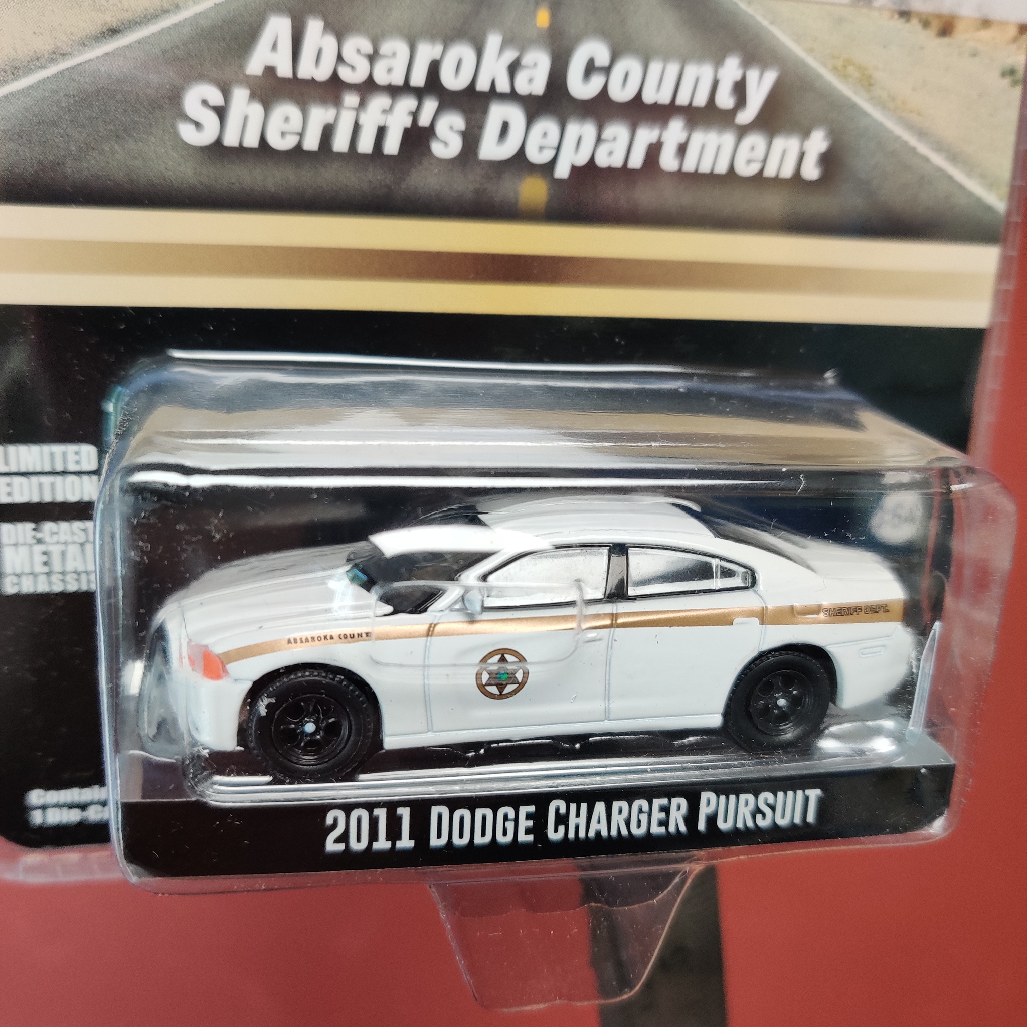 Skala 1/64 Dodge Charger Pursuit 11' "Absaroka County Sheriff's Dep" fr Greenlight Excl.