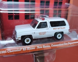 Skala 1/64 Chevrolet K5 Blazer 85' "New Haven Connecicut Fire Dep 5901" f Greenlight