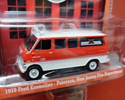 Skala 1/64 Ford Econoline 70' "New Jersey Dep. Fire 5901 Rescue" fr Greenlight