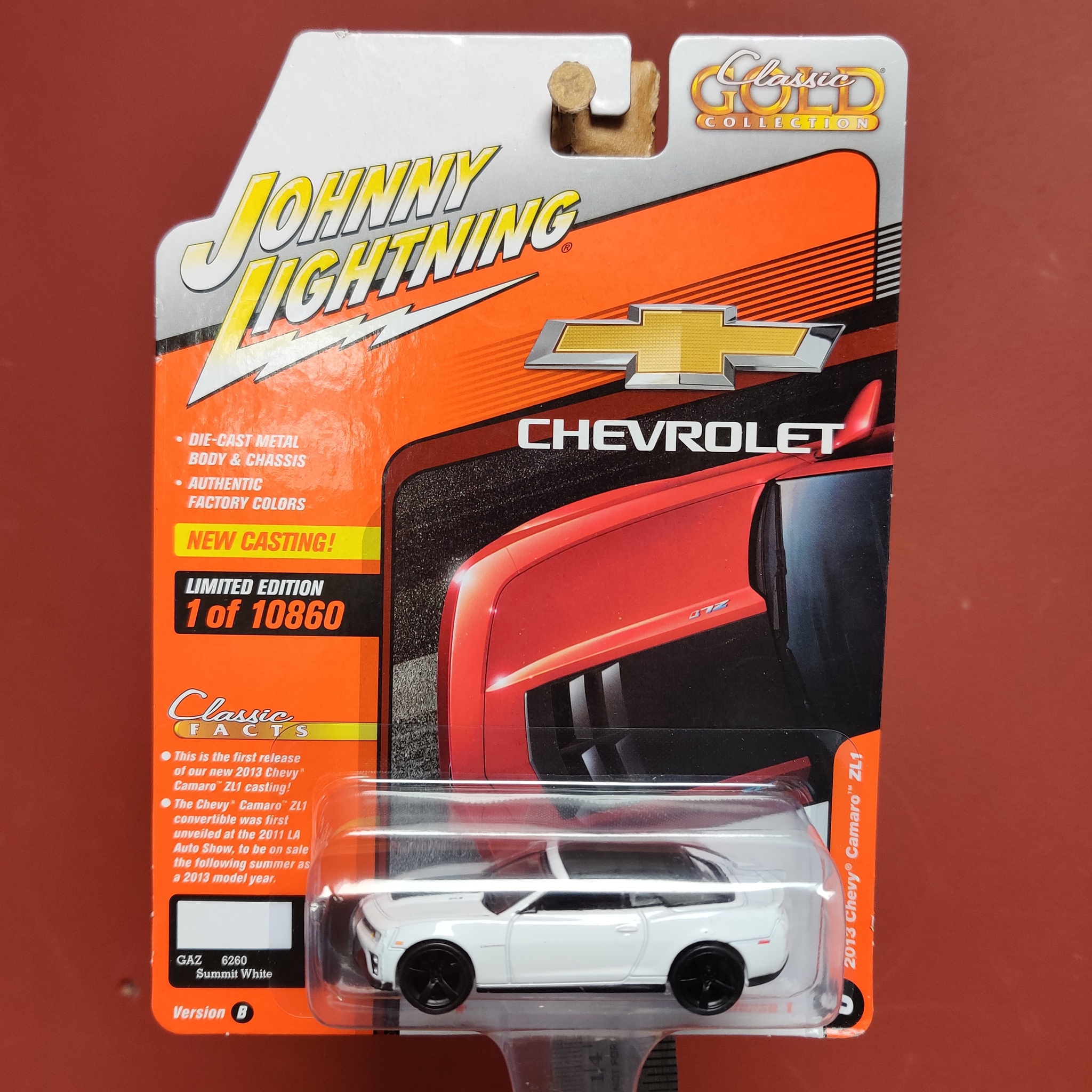 Skala 1/64 - Chevy Camaro ZL1 13' Rel.1 ver.B från Johnny Lightning