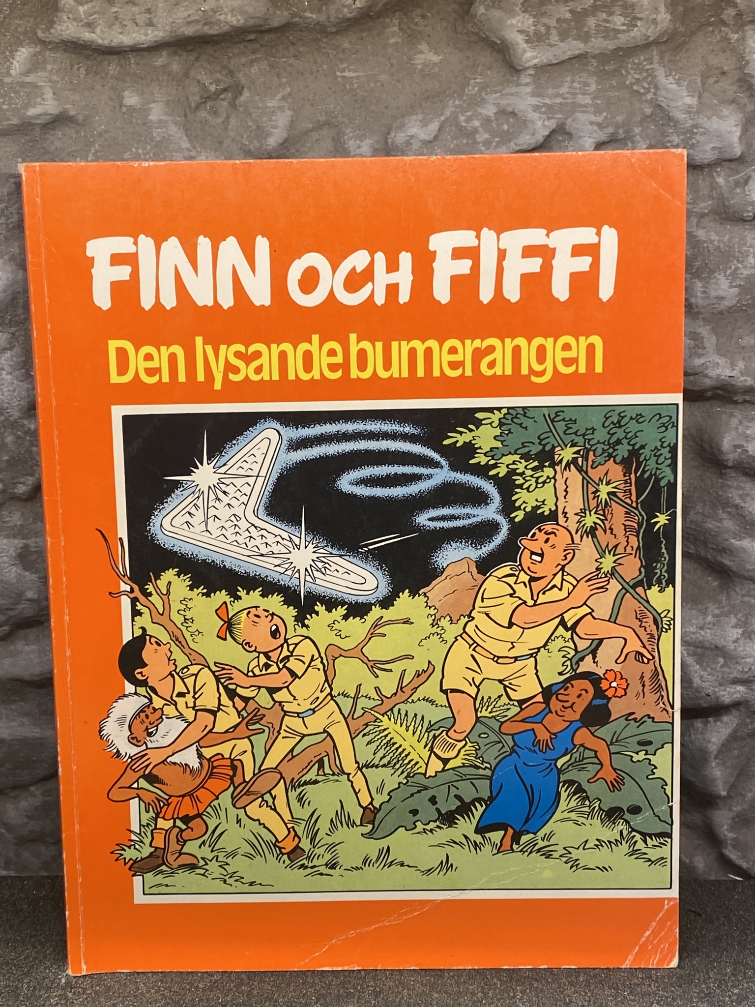 Seriealbum Finn och Fiffi: Den lysande bumerangen av Willy Wandersteen
