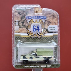 Skala 1/64 Chevrolet M1008 CUCV U.S. Army "Battalion 64" ser.1 från Greenlight