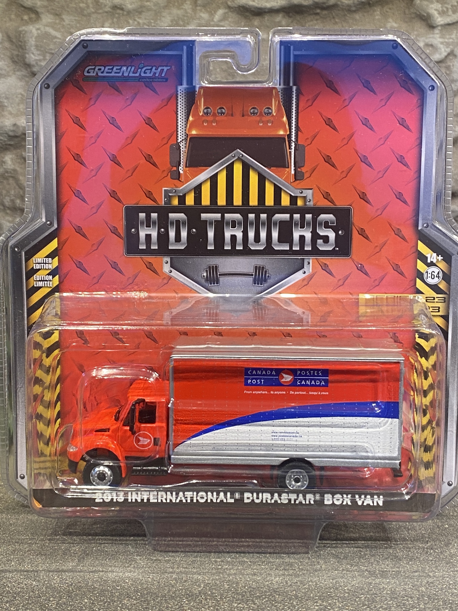 Skala 1/64 International DuraStar - Canada Post, Box Van "H.D. Trucks" fr Greenlight