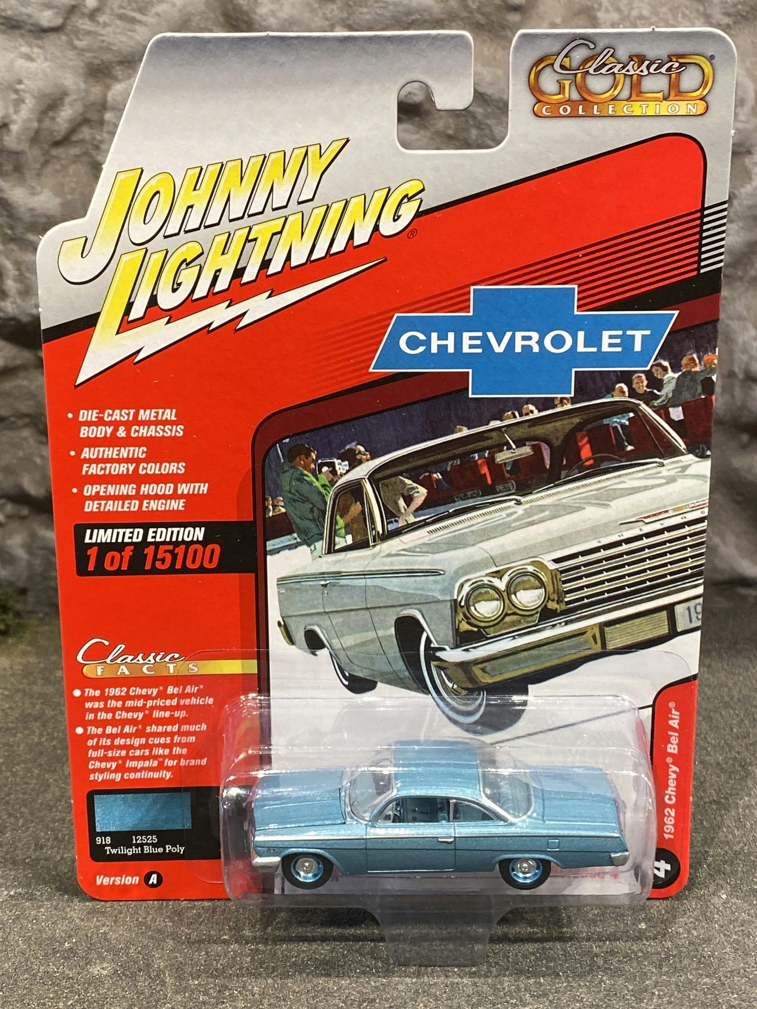 Skala 1/64 Chevy Bel Air 62' f Johnny Lightning