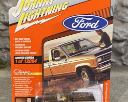 Skala 1/64 Ford Ranger XL 84' Brun/Guld  f Johnny Lightning