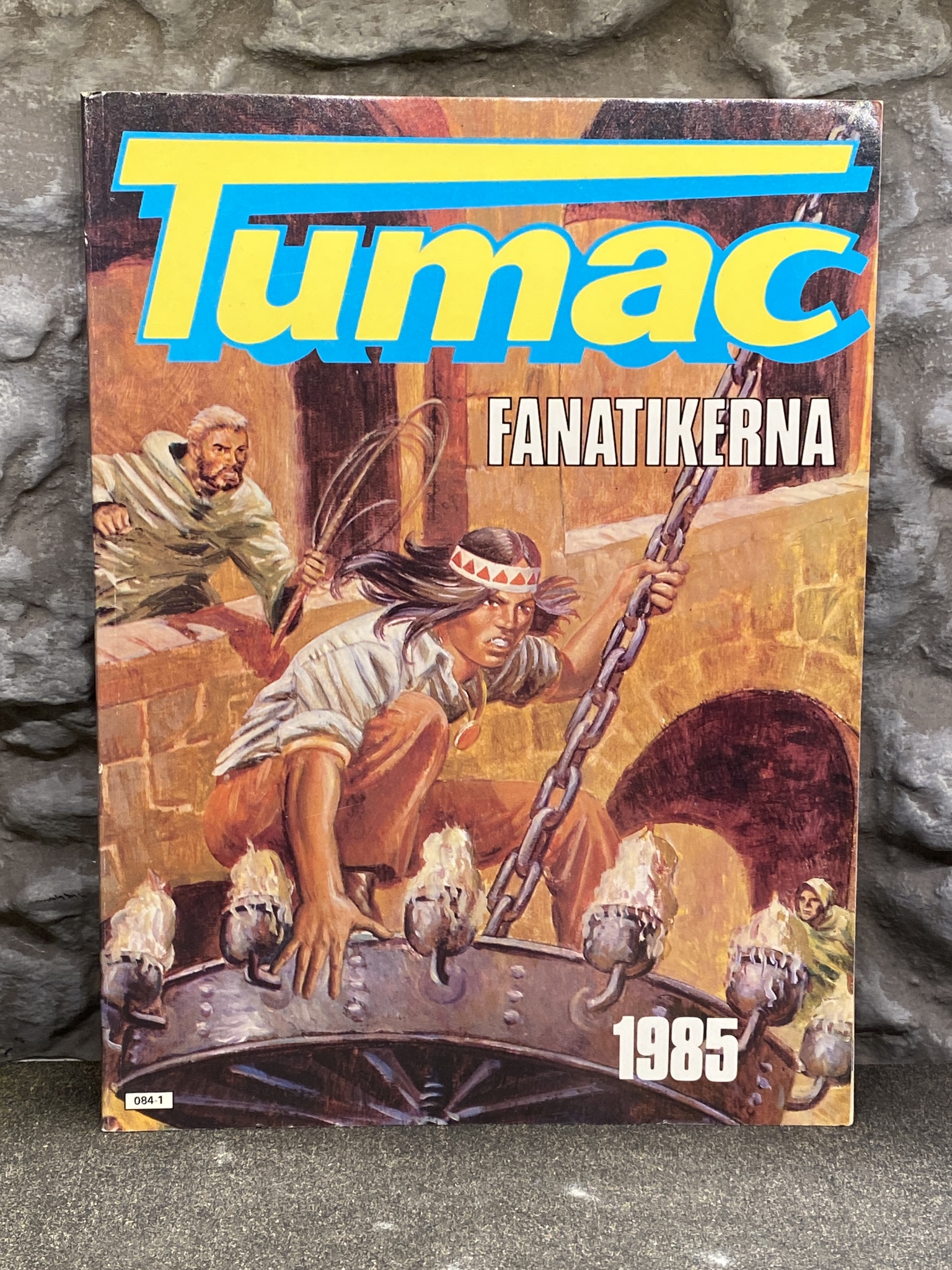 Seriealbum:  TUMAC - Fanatikerna, 1985, Semic Press AB