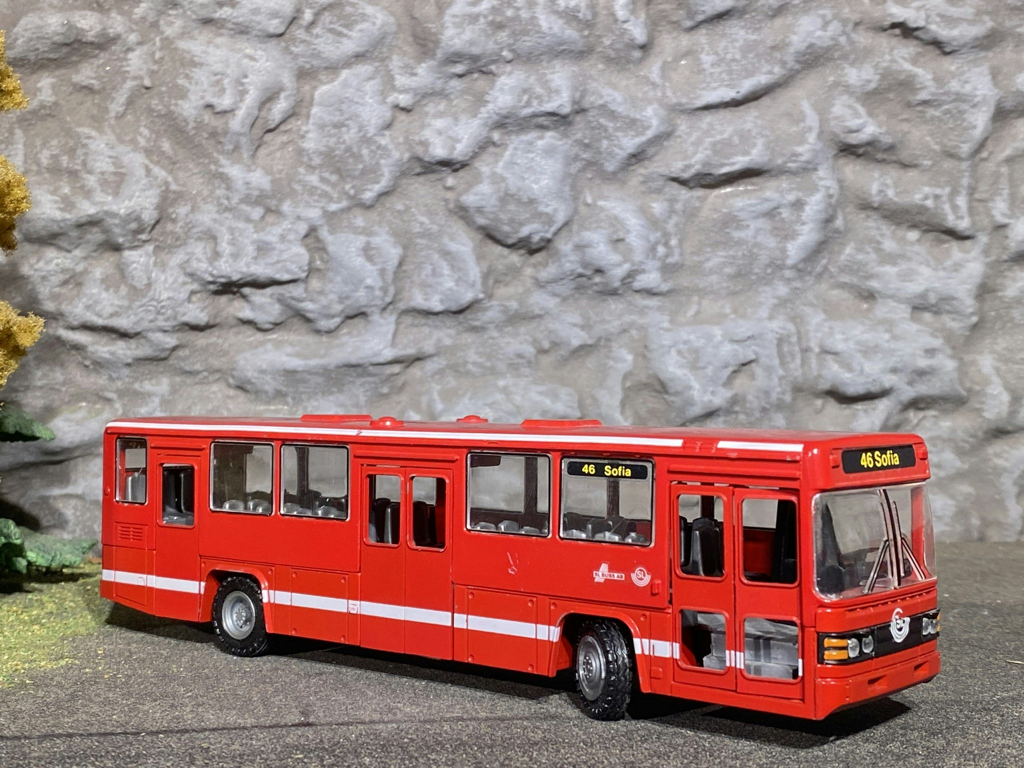 Skala 1/50 Svensk SL - buss, Scania CN112 fr NZG Modelle, Made in West Germany