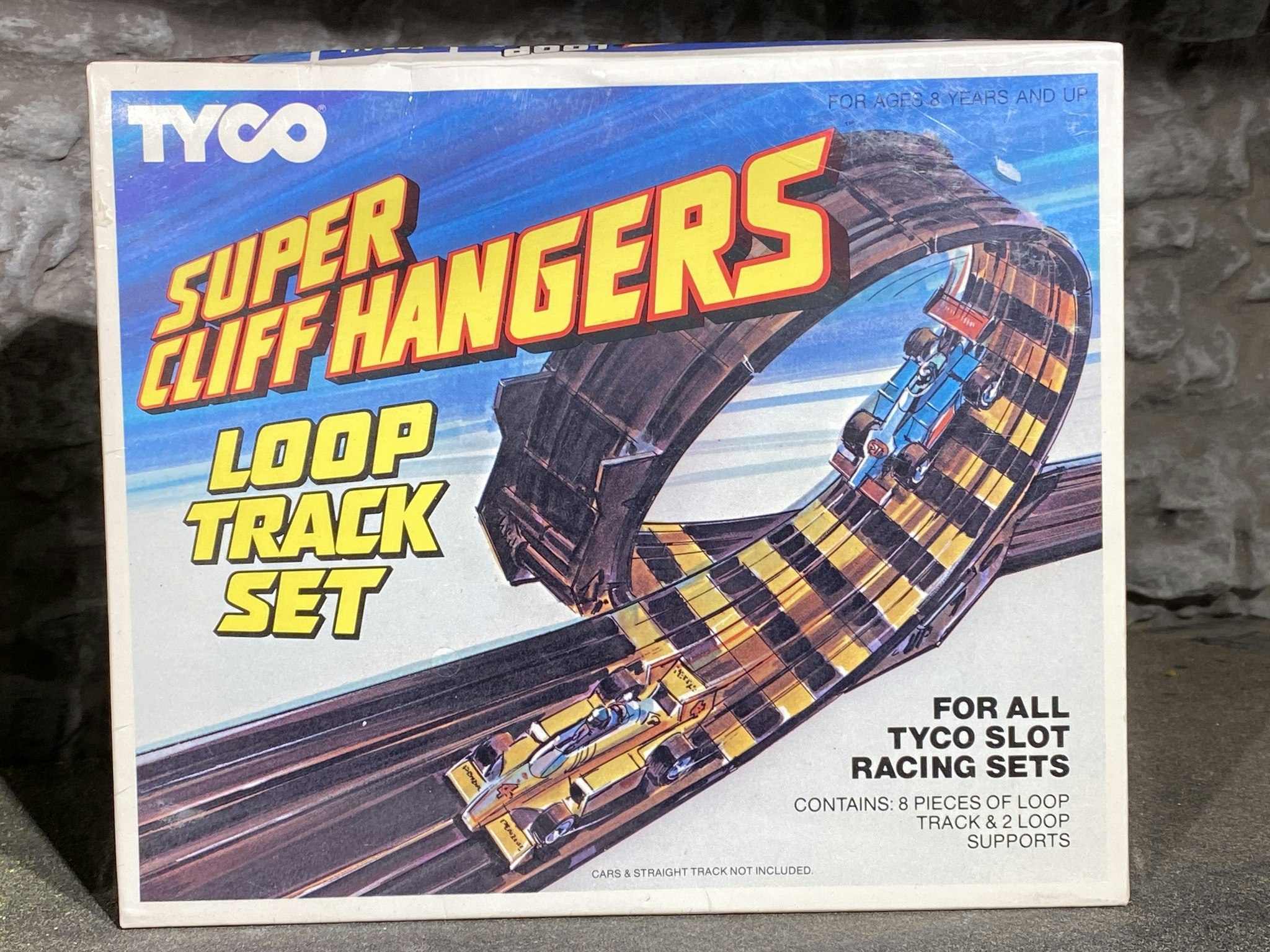 Bilbana: Super Cliff Hangers - Loop Track Set från TYCO (Oöppnad inplastad förpackning)