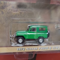 Skala 1/64 Nissan Patrol 72' & 1/4 tons Trailer fr GreenLight