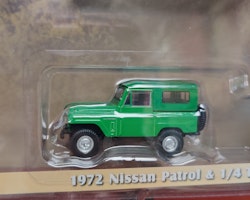 Skala 1/64 Nissan Patrol 72' & 1/4 tons Trailer fr GreenLight