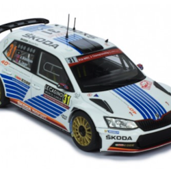 Skala 1/24 ŠKODA FABIA R5 #31 A.MIKKELSEN - A.JÆGER, MONTE-CARLO 17' fr IXO Models