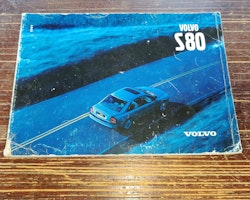 Instruktionsbok - Volvo S80 Tryckt 2000