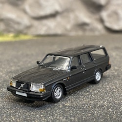 Skala 1/87 - Volvo 240 GL kombi (245), Mörkgrå från PCX87