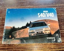 Instruktionsbok - Volvo S40 / V40 Tryckt 2001