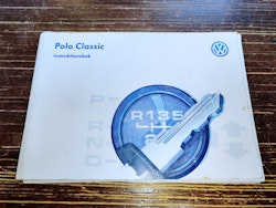 Instruktionsbok - Volkswagen Polo Classic Tryckt 1995