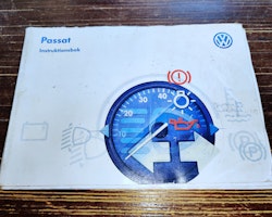 Instruktionsbok - Volkswagen Passat Tryckt 1997