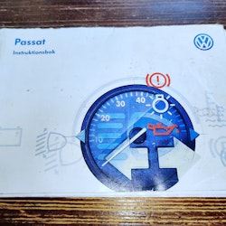 Instruktionsbok - Volkswagen Passat Tryckt 1997