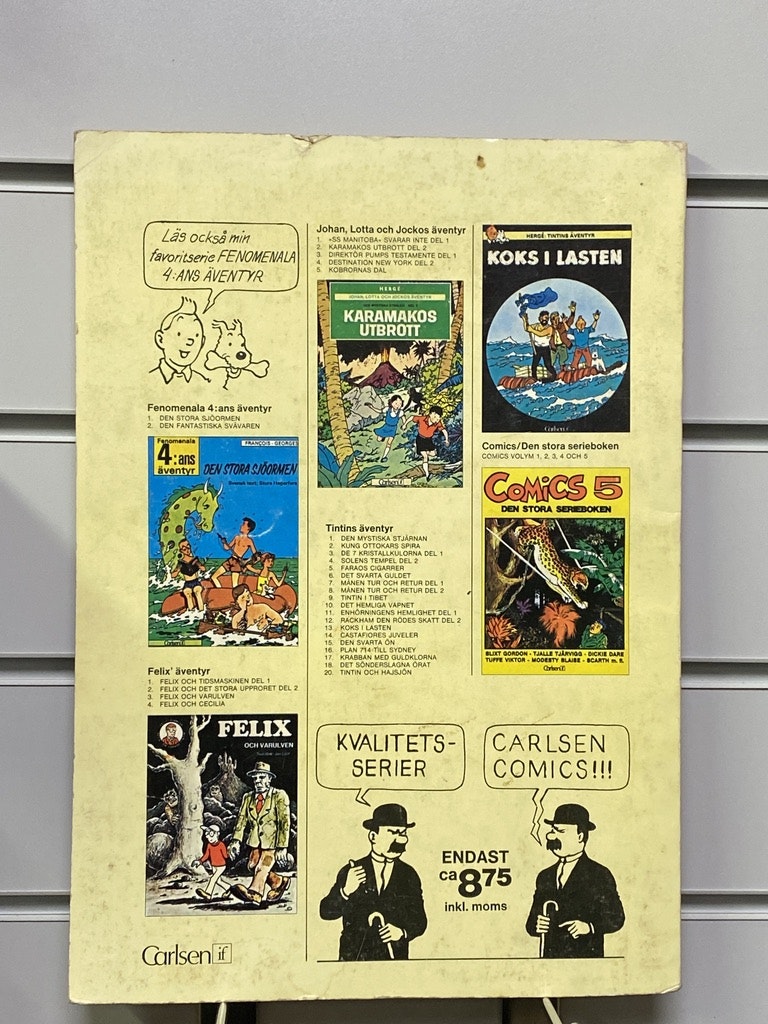Seriealbum: Comics 5 - Den stora Serieboken (1973) 128 sidor fr Carlsen