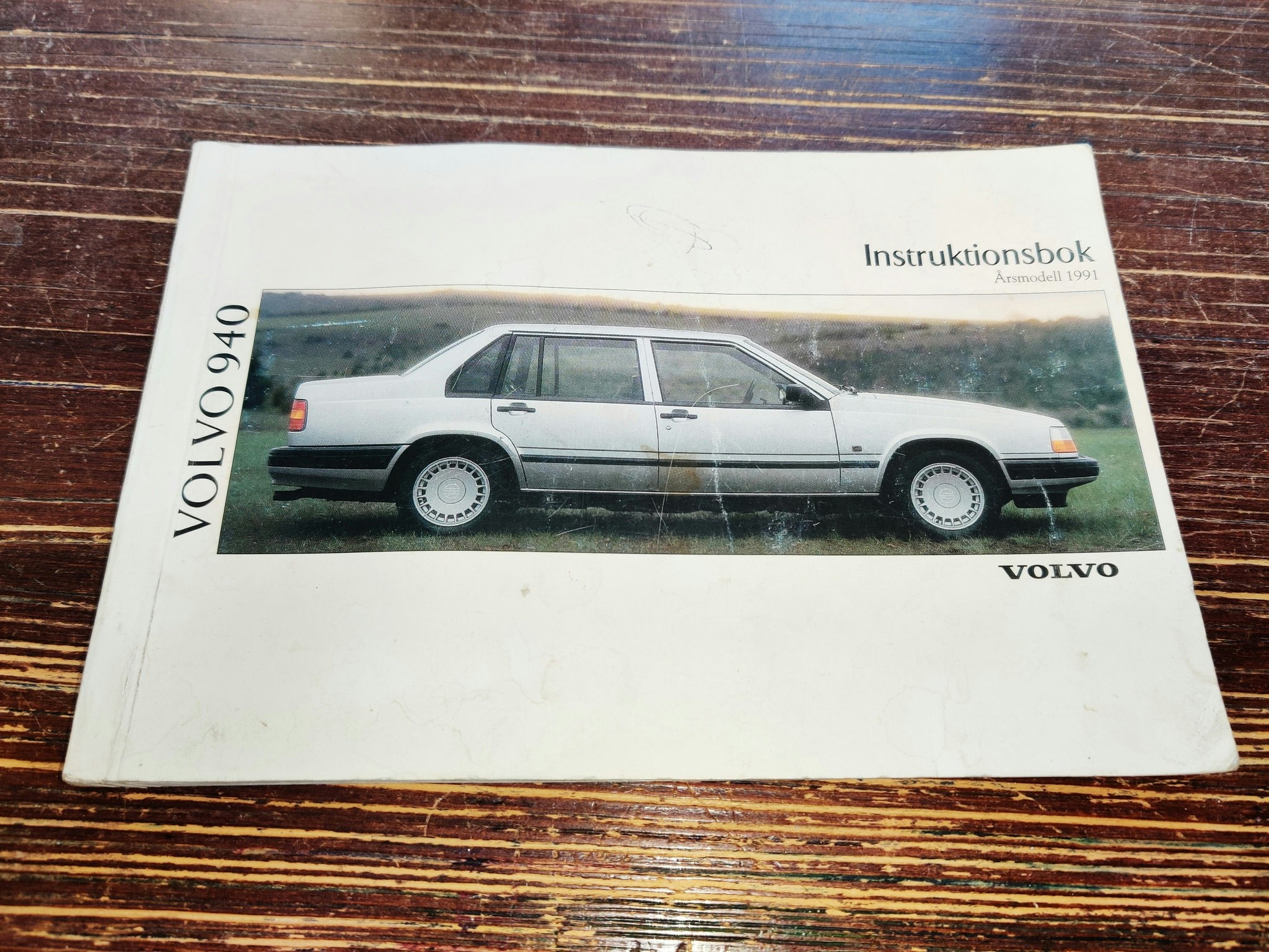 Instruktionsbok - Volvo 940 Tryckt 1991