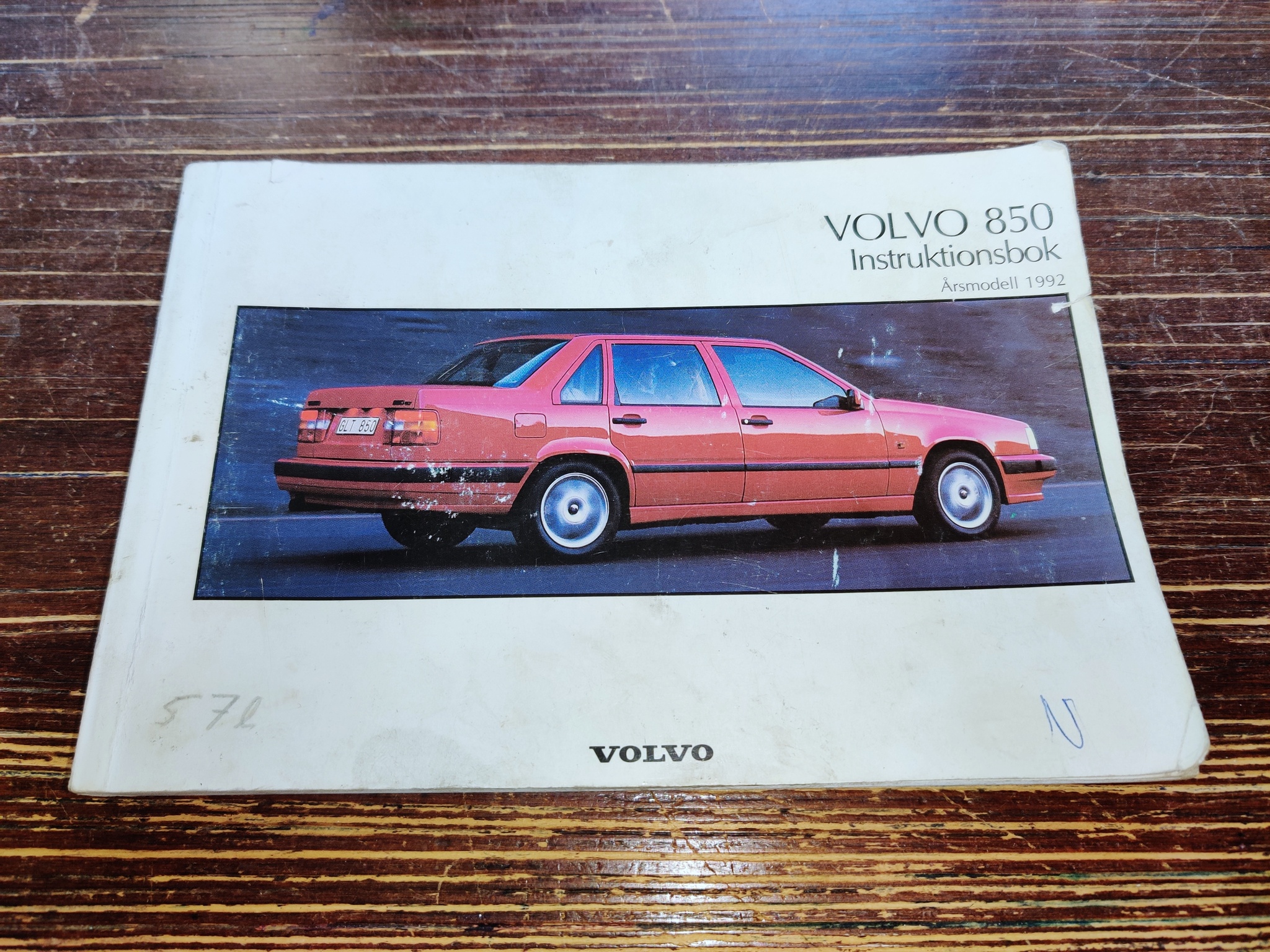 Instruktionsbok - Volvo 850 Tryckt 1992