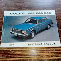Instruktionsbok - Volvo 242, 245, 245 Tryckt 1977