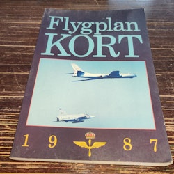 Flygplan KORT  - Tryckt 1987