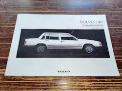 Instruktionsbok - Volvo 740 Tryckt 1992
