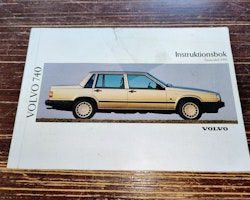 Instruktionsbok - Volvo 740 Tryckt 1991