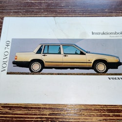 Instruktionsbok - Volvo 740 Tryckt 1991