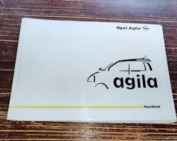 Instruktionsbok - Opel Agila Tryckt 2000-06