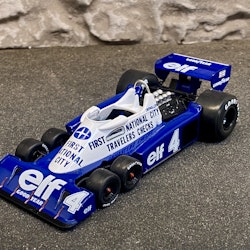 Skala 1/24 Tyrrell P34, #4, First National City, F1, GP Belgium P.Depailler f IXO Models