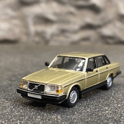 Skala 1/87 - Volvo 240 GL (244), Guldfärgad från PCX87