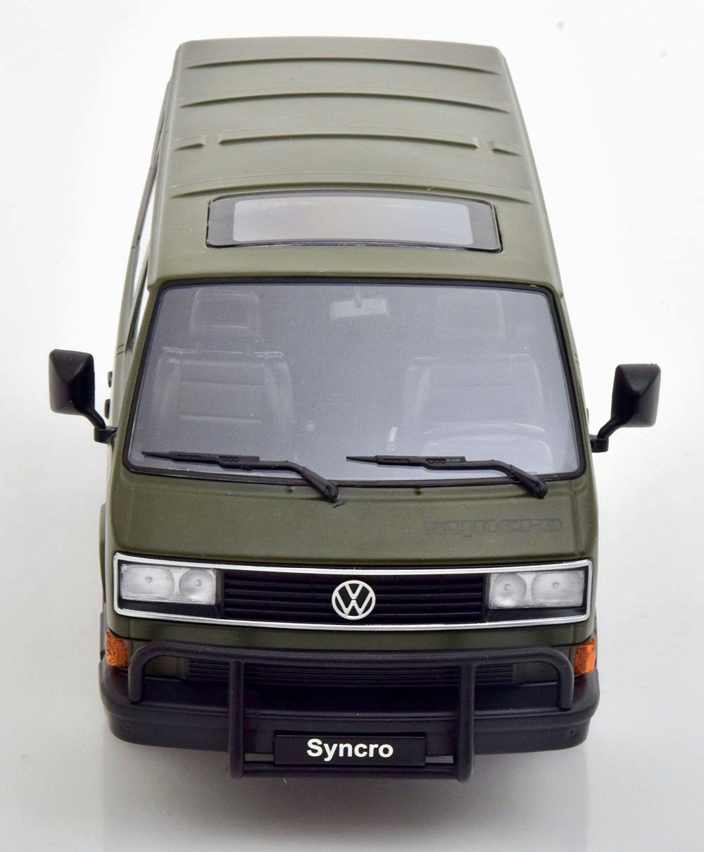 Skala 1/18 Volkswagen Buss T3 Syncro 1987' Matt olivgrön / Militärgrön från KK-scale