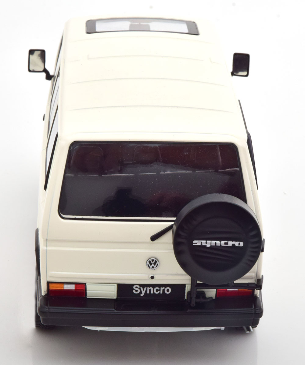 Skala 1/18 Volkswagen Buss T3 Syncro 1987' Vit från KK-scale