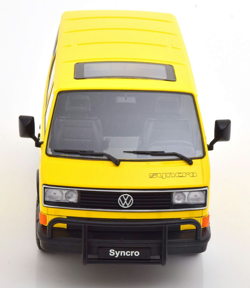 Skala 1/18 Volkswagen Buss T3 Syncro 1987' Gul från KK-scale