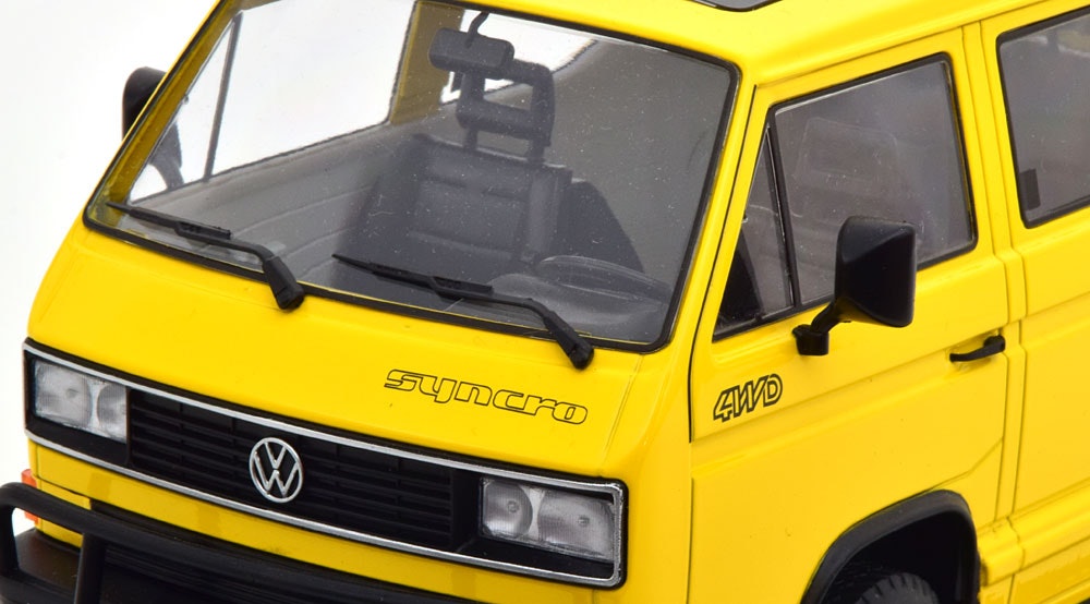 Skala 1/18 Volkswagen Buss T3 Syncro 1987' Gul från KK-scale