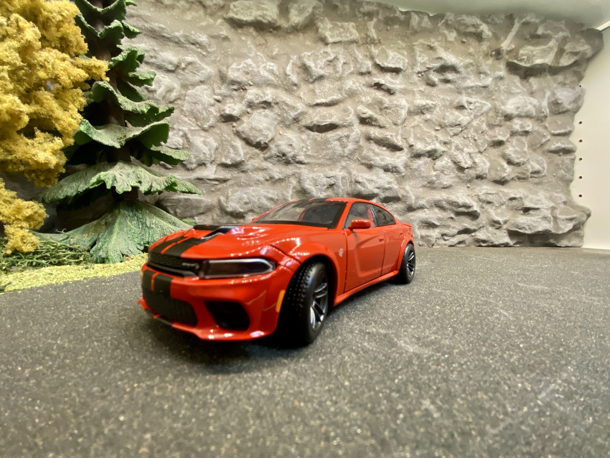 Skala 1/32 Dodge Charger, Röd, från Tayumo