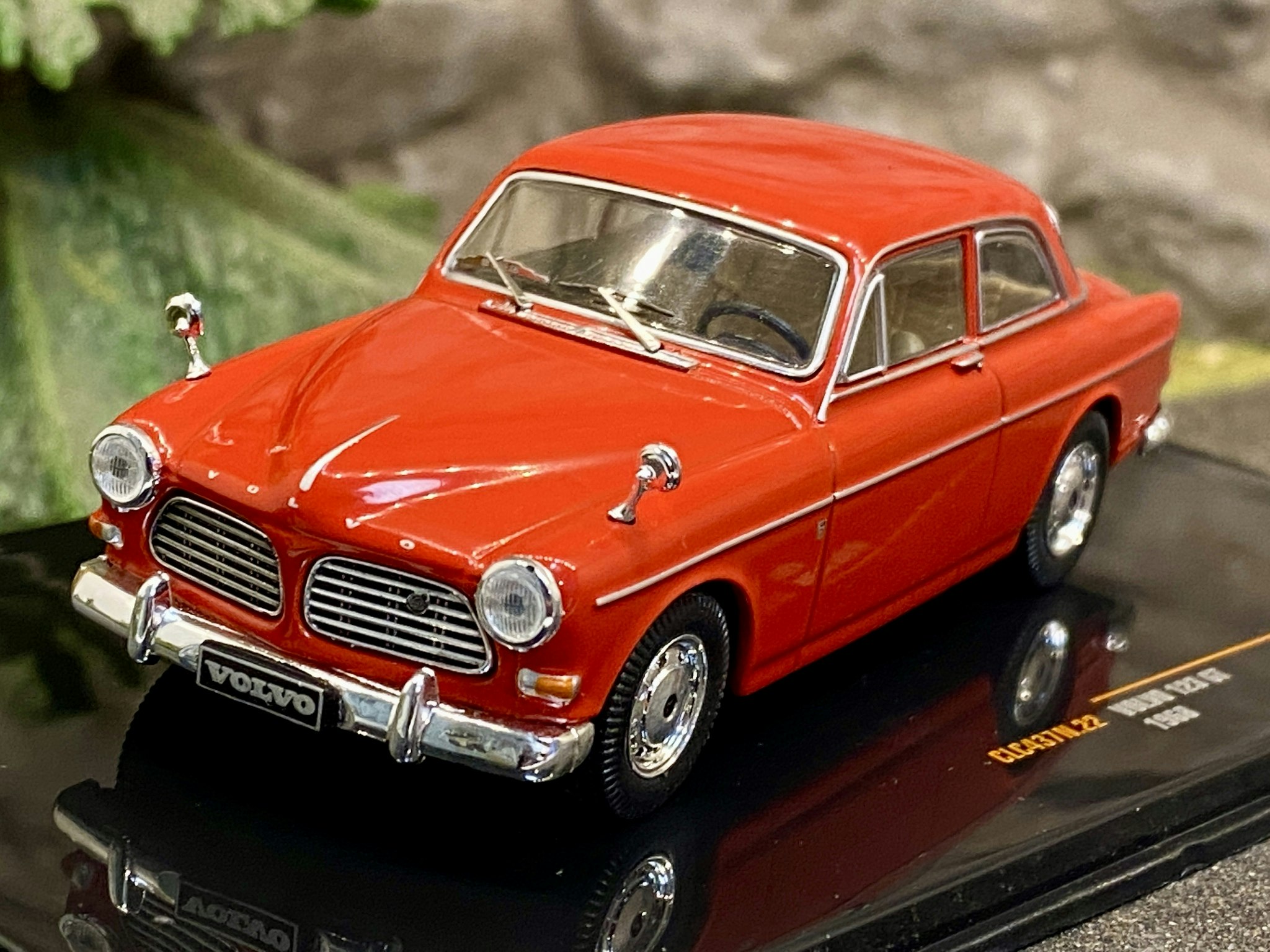 Skala 1/43, Volvo Amazon 123 GT 1968, Röd från IXO Models