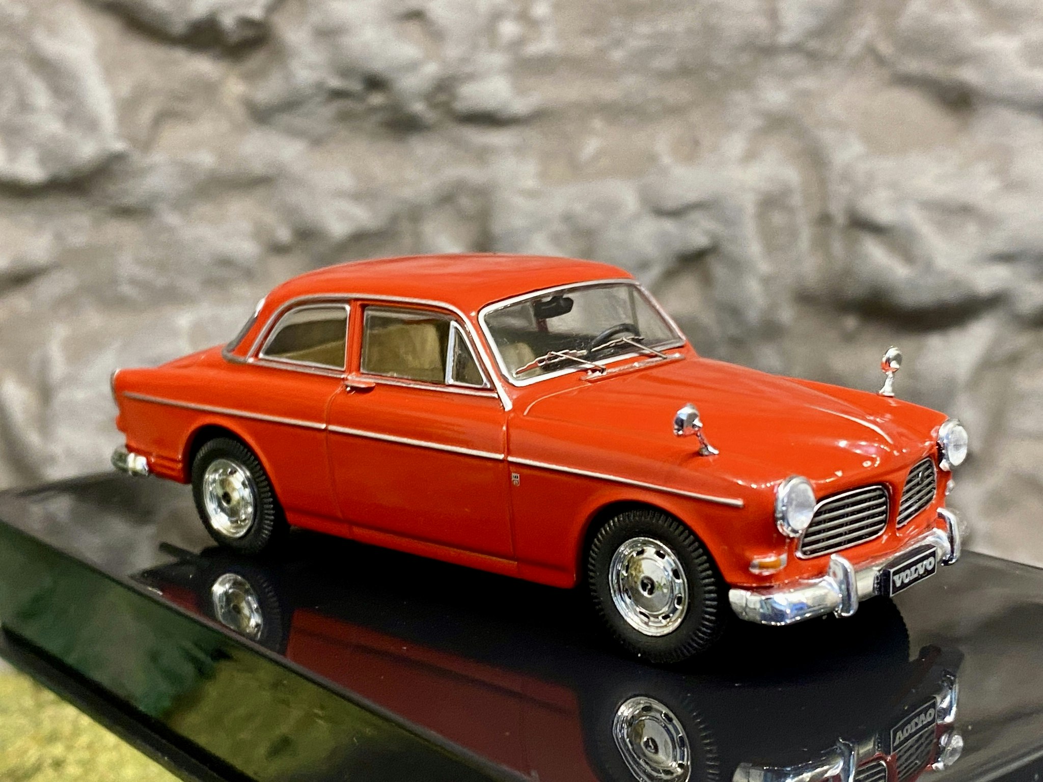 Skala 1/43, Volvo Amazon 123 GT 1968, Röd från IXO Models