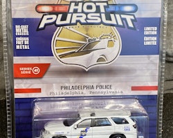 Skala 1/64 Dodge Durango 2019 Philadelfia Police "Hot Pursuit" från Greenlight