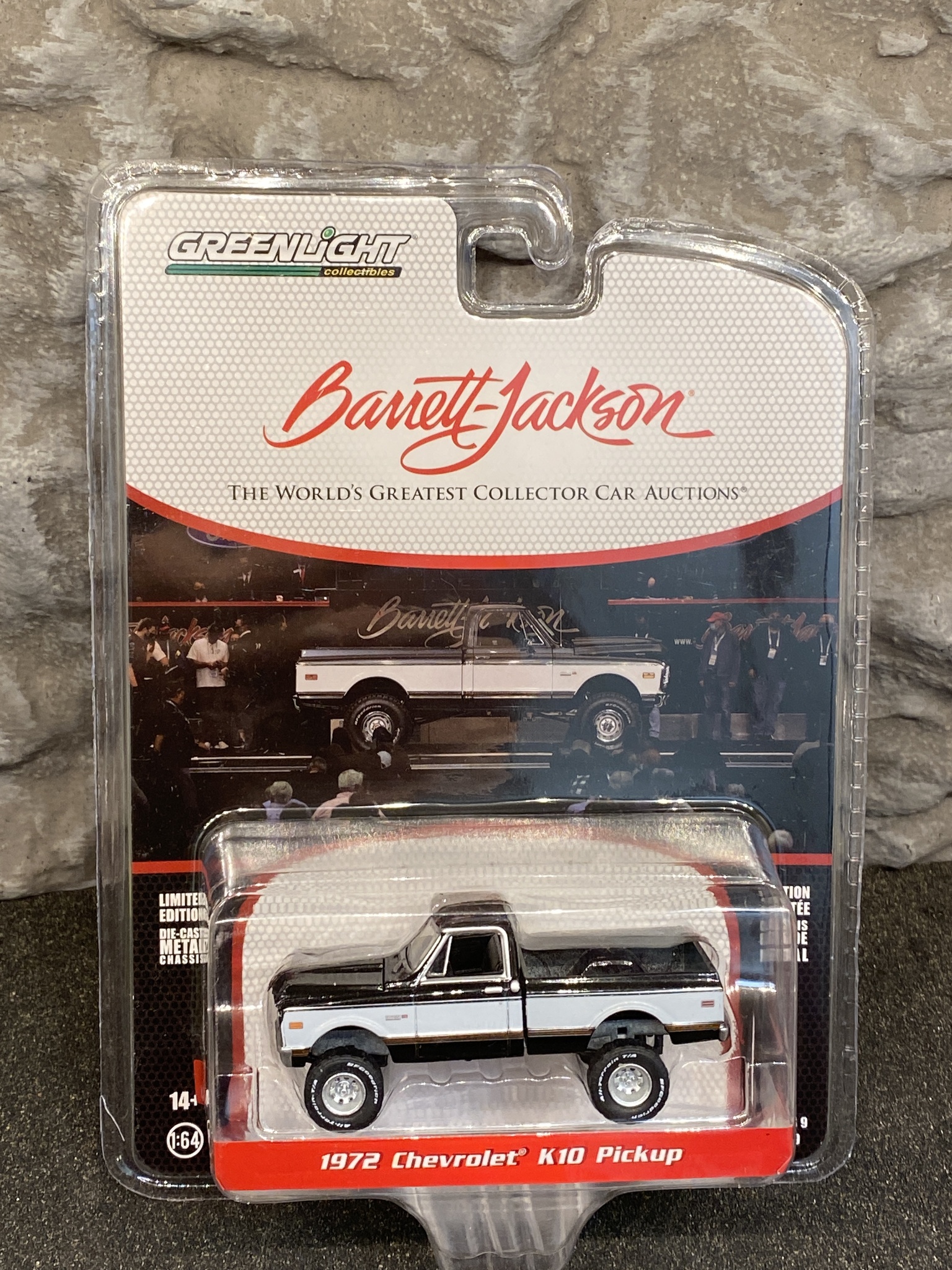 Skala 1/64 Chevrolet K10 Pickup 72' Barrett Jackson auctions från Greenlight